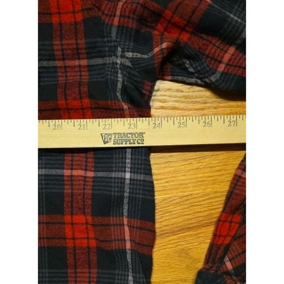 Kavu Lorenzo Timber Beast Long Sleeve Shirt Men’s - Size XL Red Black Flannel - Picture 4 of 7